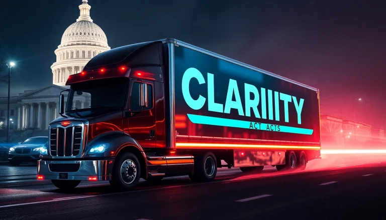 CLARITY Act Truck Hits D.C. as Senate Delay Clouds Crypto Market - Regulation Price Chart Analysis